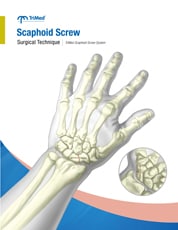 Scaphoid Screw surgical technique manual cover